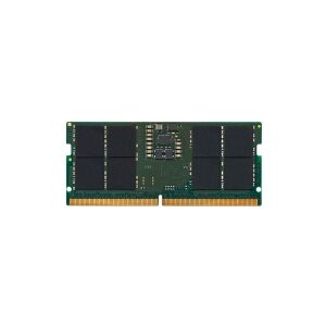Kingston Technology Kingston - DDR5 - modul - 16 GB - SO DIMM 262-PIN - 5200 MHz / PC5-41600 - CL42 - 1.1 V - ikke bufferet - on-die ECC