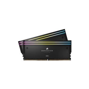 Corsair Microsystems CORSAIR Dominator Titanium RGB - DDR5 - sæt - 32 GB: 2 x 16 GB - DIMM 288-PIN - 6000 MHz / PC5-48000 - CL30 - 1.4 V - ikke bufferet - sort