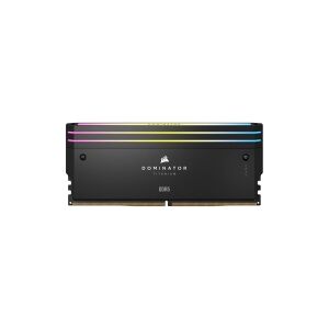 Corsair Microsystems CORSAIR Dominator Titanium RGB - DDR5 - sæt - 48 GB: 2 x 24 GB - DIMM 288-PIN - 7200 MHz / PC5-57600 - CL36 - ikke bufferet - sort