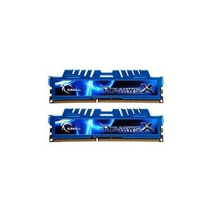 G.Skill Ripjaws-X - DDR3 - sæt - 16 GB: 2 x 8 GB - DIMM 240-pin - 2400 MHz / PC3-19200 - CL11 - 1.65 V - ikke bufferet - ikke-ECC