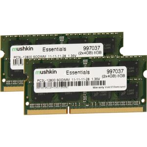 Mushkin 8GB PC3L-12800 Kit hukommelsesmodul 2 x 4 GB DDR3 1600 Mhz