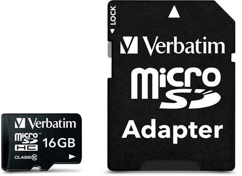 Verbatim microSDHC + SDHC 16GB (Class 10)