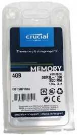 Memoria RAM 4GB Crucial DDR31-1600 SODIMM 316846