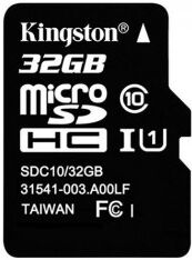 Kingston Micro SD 32Gt -muistikortti Class 10