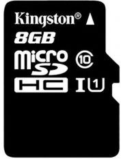 Kingston Micro SD 8Gt -muistikortti Class 10 - 8GB