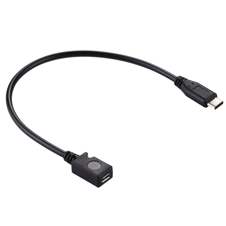 Tarvike MicroUSB ‐ USB-C adapteri, 10 cm