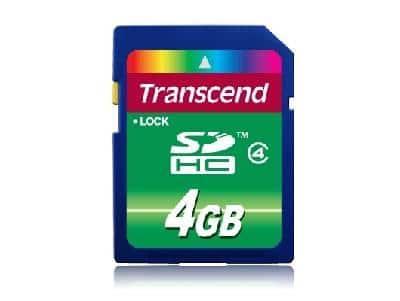 Transcend 4GB SDHC class4