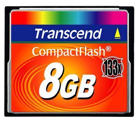 Transcend 8GB CompactFlash 133x