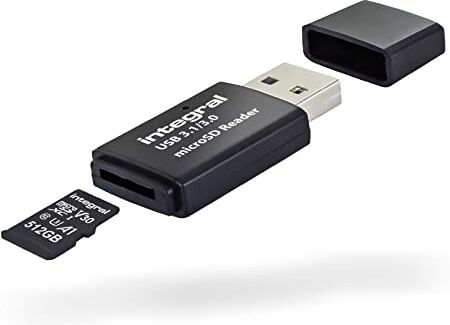 Integral microSD muistikortinlukija USB3.1