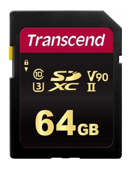 Transcend 700S 64GB SDXC UHS-II U3 V90 (R285 W180 MB/s)