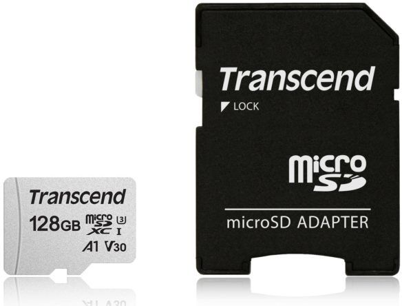 Transcend 300S 128GB microSDXC U3 V30 A1 (R100 W40 MB/s)