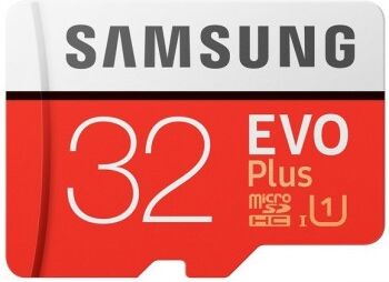 Samsung Evo plus 32GB MicroSD Class10 UHS-I U1