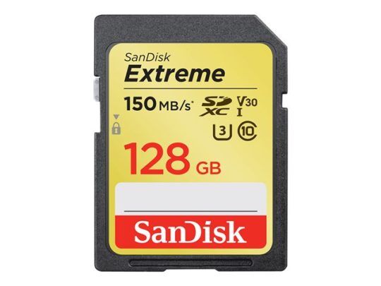 SanDisk Extreme 128GB SDXC class10 UHS-I V30 ( R150MB/s W90MB/s )