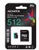 A-Data ADATA 512GB Micro SDXC UHS-I U3 V30S A2 + Adapter