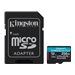 Kingston 256GB microSDXC Canvas Go Plus 170R A2 U3 V30 Card + ADP