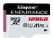 Kingston 128GB microSDXC Endurance 95R/45W C10 A1 UHS-I Card Only