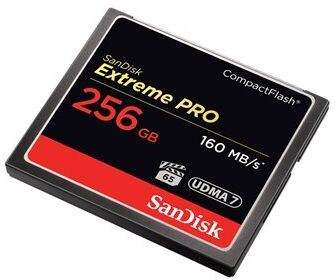 SanDisk 256GB CF Extreme Pro 160MB/s VPG 65 UDMA 7