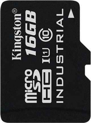 Kingston 16GB microSDHC UHS-I Industrial Temp Card Single Pack w/o Adapter