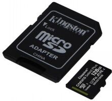 Kingston 128GB MICROSDHC CANVAS SELECT PLUS 100R