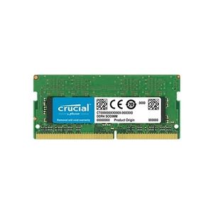 Micron technology Crucial - DDR4 - module - 8 Go - SO DIMM 260 broches - 3200 MHz / PC4-25600 - CL22 - 1.2 V - mémoire sans tampon - non ECC - Publicité