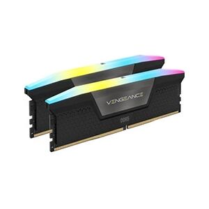 Corsair Vengeance RGB - DDR5 - kit - 32 Go: 2 x 16 Go - DIMM 288 broches - 6400 MHz / PC5-51200 - CL36 - noir - Publicité