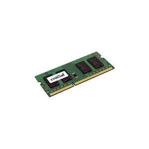 Micron technology Crucial - DDR3L - module - 4 Go - SO DIMM 204 broches - 1600 MHz / PC3-12800 - CL11 - 1.35 V - mémoire sans tampon - non ECC - Publicité