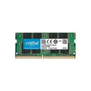 Crucial - DDR4 - module - 16 Go - SO DIMM 260 broches - 3200 MHz / PC4-25600 - CL22 - 1.2 V - mémoire sans tampon - non ECC - Publicité