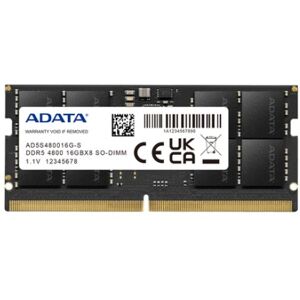 ADATA AD5S480016G-S memoria 16 GB 1 x 16 GB DDR5 4800 MHz Data Integrity Check (verifica integrità dati) (AD5S480016G-S)