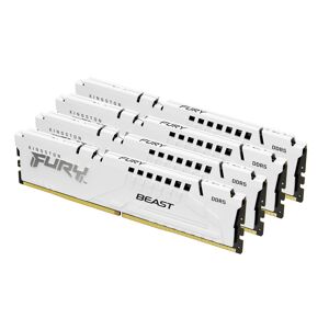 Kingston Memoria  FURY Beast 64 GB 5600 MT/s DDR5 CL40 DIMM (Kit da 4) White XMP [KF556C40BWK4-64]
