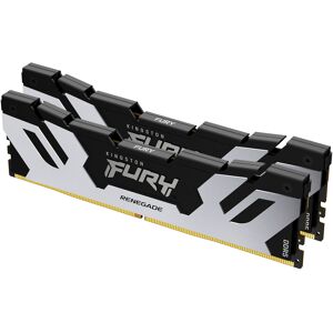 Kingston Memoria  FURY 32GB 7200MT/s DDR5 CL38 DIMM (Kit da 2) Renegade Silver XMP [KF572C38RSK2-32]