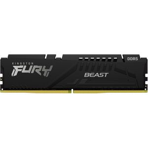 Kingston Memoria  FURY Beast 128 GB 5200 MT/s DDR5 CL40 DIMM (Kit da 4) Black XMP [KF552C40BBK4-128]