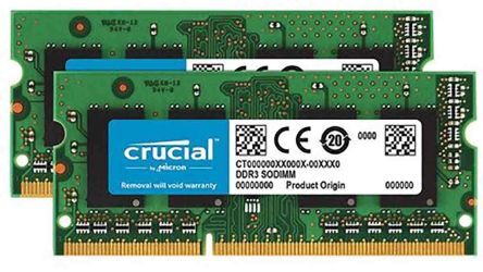 Crucial Scheda RAM Laptop  8 GB No, 1600MHz, CT8G3S160BM