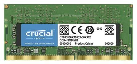 Crucial Scheda RAM Laptop  8 GB, 2400MHz, CT8G4SFS824A
