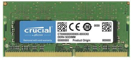 Crucial Scheda RAM Laptop  16 GB, 2400MHz, CT16G4SFD824A