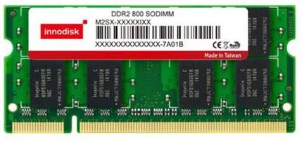 InnoDisk Scheda RAM Laptop  1 GB Sì, 800MHz, M2SK-1GMDAC06-M