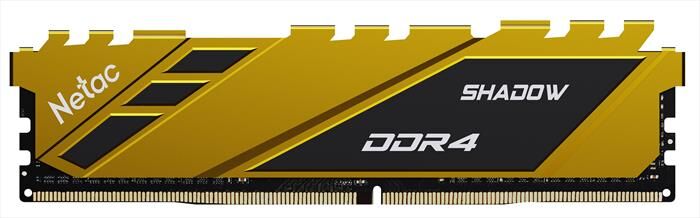 NETAC Shadow Ddr4-2666 16g C19 Yellow U-dimm 288-pin-giallo