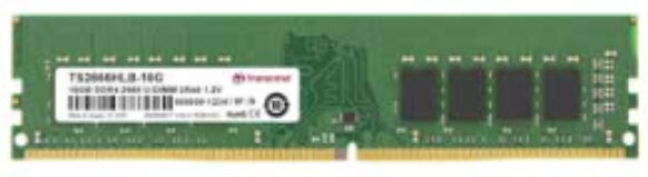 transcend jm2666hle-16g memoria ram 16 gb 1 x 8 gb ddr4 2666 mhz jm2666hle-16g