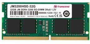 Transcend 32GB JM DDR4 3200MHZ SO-DIMM 2RX8 2GX8 CL22 1.2V memoria 2 x 8 GB (JM3200HSE-32G)