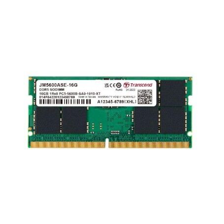 Transcend 16GB JM DDR5 5600 SO-DIMM 1RX8 CL46 (JM5600ASE-16G)