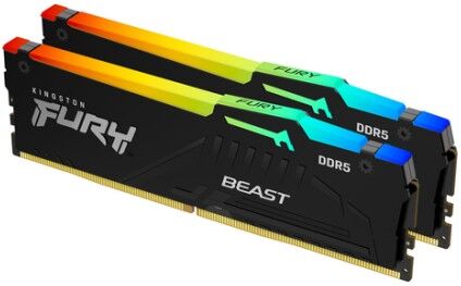 Kingston Technology FURY Beast RGB memoria 16 GB 2 x 8 GB DDR5 6000 MHz (KF560C36BBEAK2-16)