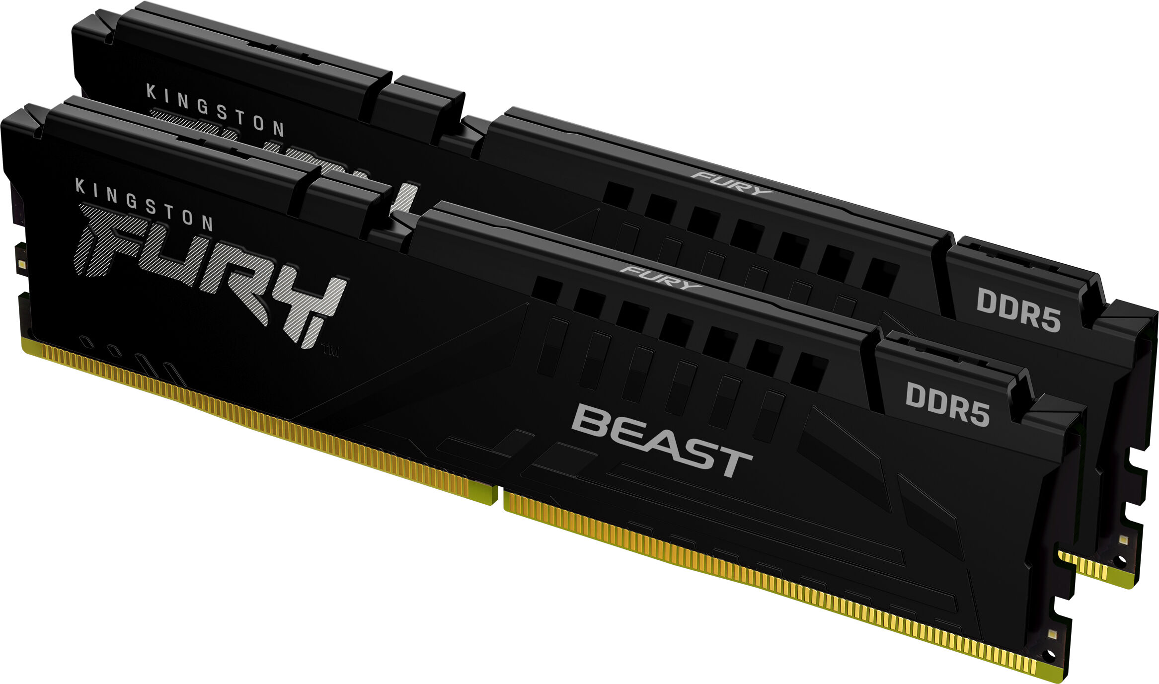 Kingston Memoria  FURY 64 GB 5200 MT/s DDR5 CL40 DIMM (Kit da 2) Beast Black [KF552C40BBK2-64]