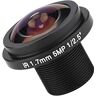 Tuwei Fisheye Beveiligingscameralens 5MP HD CCTV-lens 185 ° CCTV-lens 1,7 Mm Brandpuntsafstand voor Kantoor Thuis