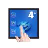 Waveshare 4inch Square Capacitive Touch Screen LCD (C) for Raspberry Pi 720×720 DPI IPS Toughened Glass Cover Low Power Solution