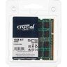 Micron Crucial 16GB DDR3-1600 memory module 1600 MHz ECC Crucial 16GB DDR3-1600, 16 GB, 2 x 8 GB, DDR3, 1600 MHz, 204-pin SO-DIMM