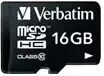 Verbatim 16GB microSDHC Class 10 Hukommelseskort m. Kamera Adaptor