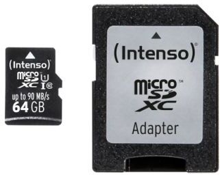 Intenso Intenso Micro SD 64GB UHS-I Professional 4034303022366