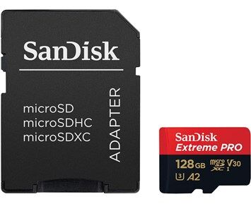 SanDisk MicroSDXC Extreme Pro 128GB 170MB/s