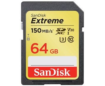 SanDisk SDXC Card Extreme 64GB 150MB/s