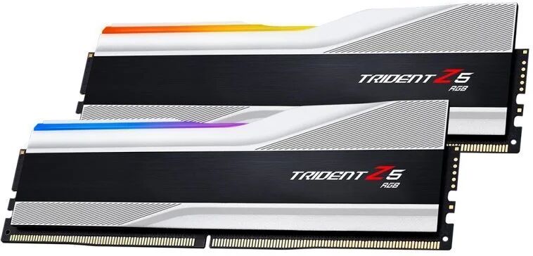 g-skill G.skill trident z5 rgb prateada ddr5 6000mhz 32 gb 2x16gb cl40