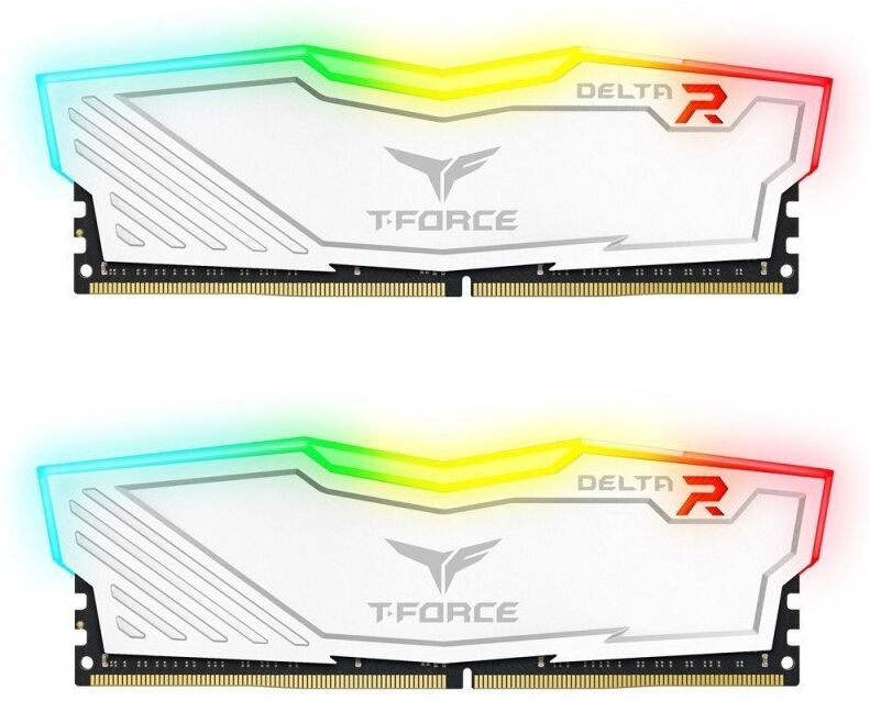 team-group Team group delta white rgb ddr4 2666mhz pc4-21300 16gb 2x8gb cl16